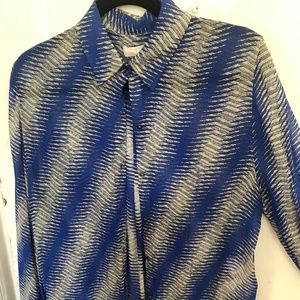 Sass and Bide oversized blue shirt size 4